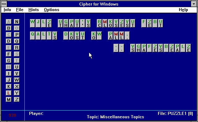 Thumbnail of Cipher for Windows